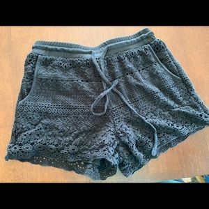 Lace overlay shorts, CYN by Cynthia Mehra